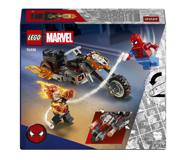 LEGO SUPER HEROES 76335 Spider-Man kontra ghost rider na motocykl - 1473558 - zdjęcie 15